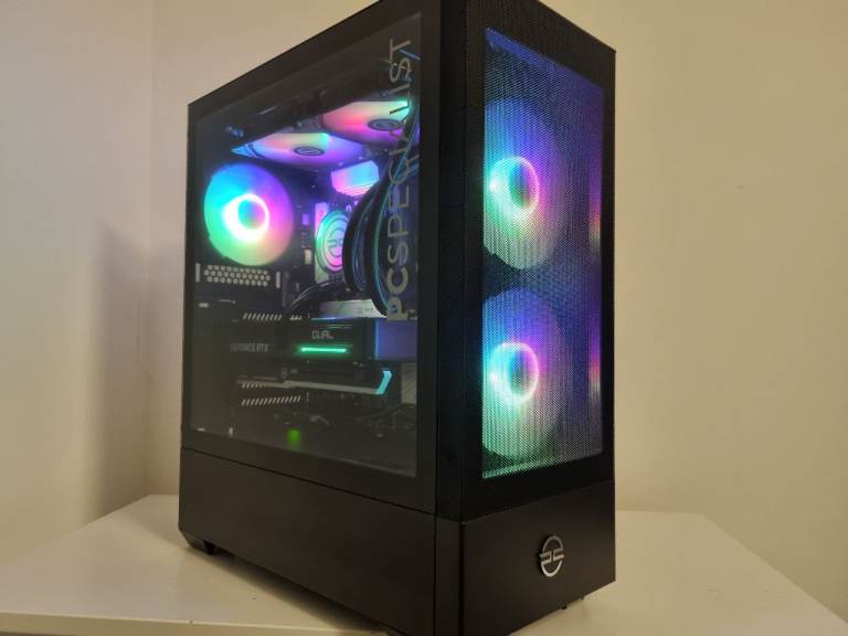 BARGAIN DDR5 GAMING PC RYZEN 7 7700 RTX 5060 TI SSD NVME 1TB WATERCOOLED COMPUTER WORKSTATION