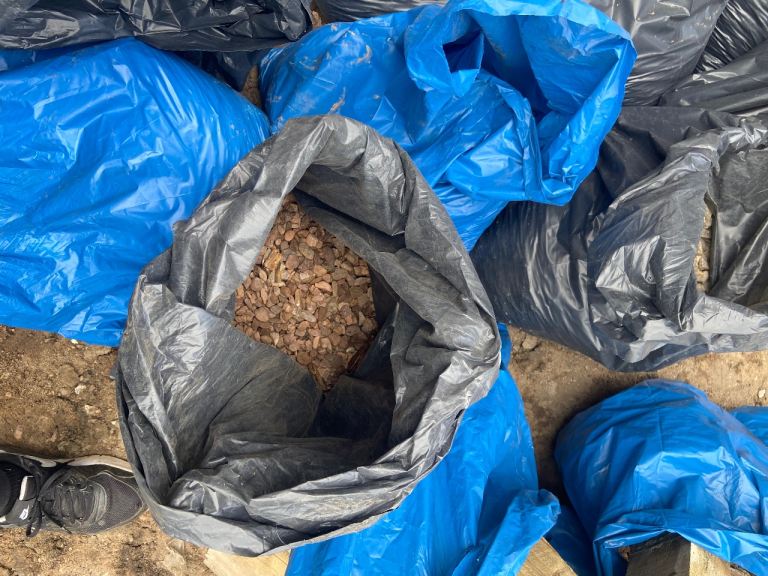 Free!! Bags of stone chips for Garden or Building