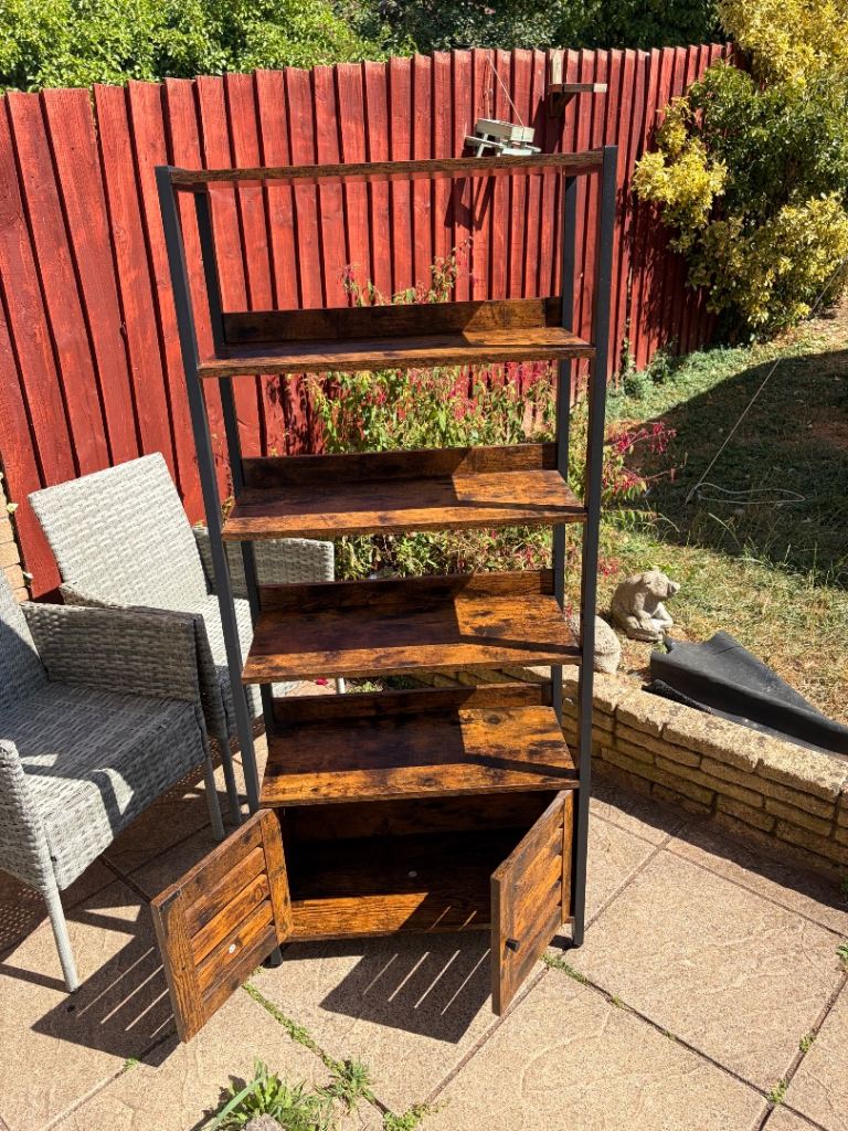 Matching tv unit and shelving unit 