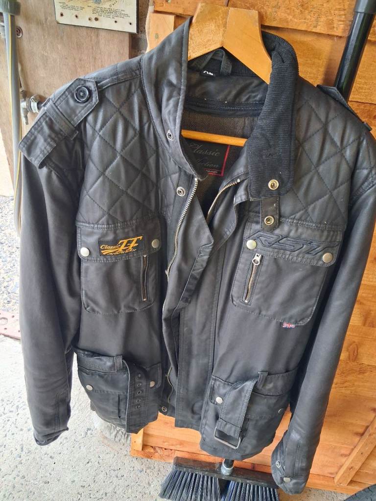 Rst waxed motorcycle jacket