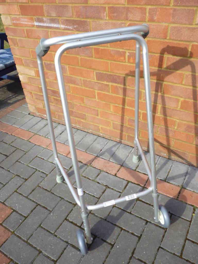 image for Very Beautiful quality excellent walking frame on wheels,can be very very handy, only £19...