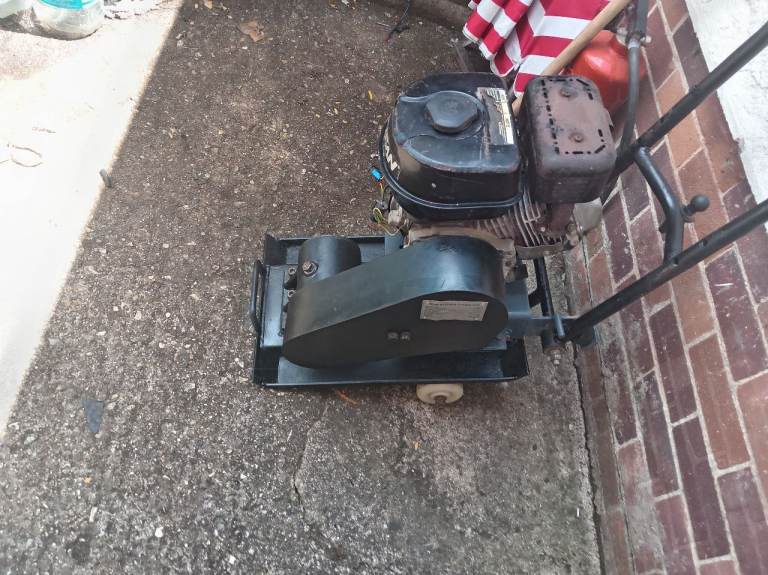 Whacker plate - serviced, stripped and repainted 