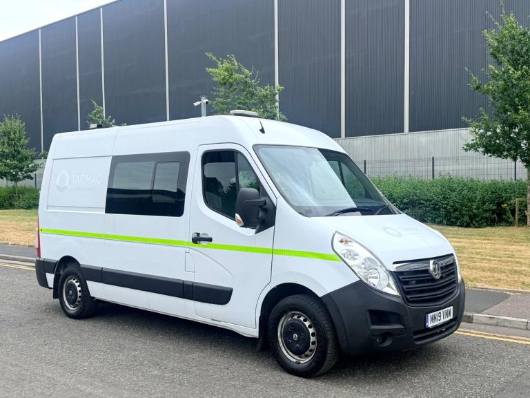 2019/19 VAUXHALL MOVANO 5 SEATER MESSING UNIT/WELFARE VAN-2.3 CDTI 145 PS MWB-AC