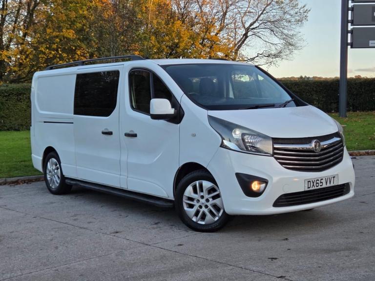 2015 Vauxhall Vivaro 2900 1.6CDTI BiTurbo 120PS eFLEX Sportive H1 D/Cab PANEL VAN DIESEL Manual