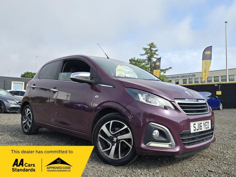 2016 Peugeot 108 1.2 PureTech Feline 5dr HATCHBACK Petrol Manual