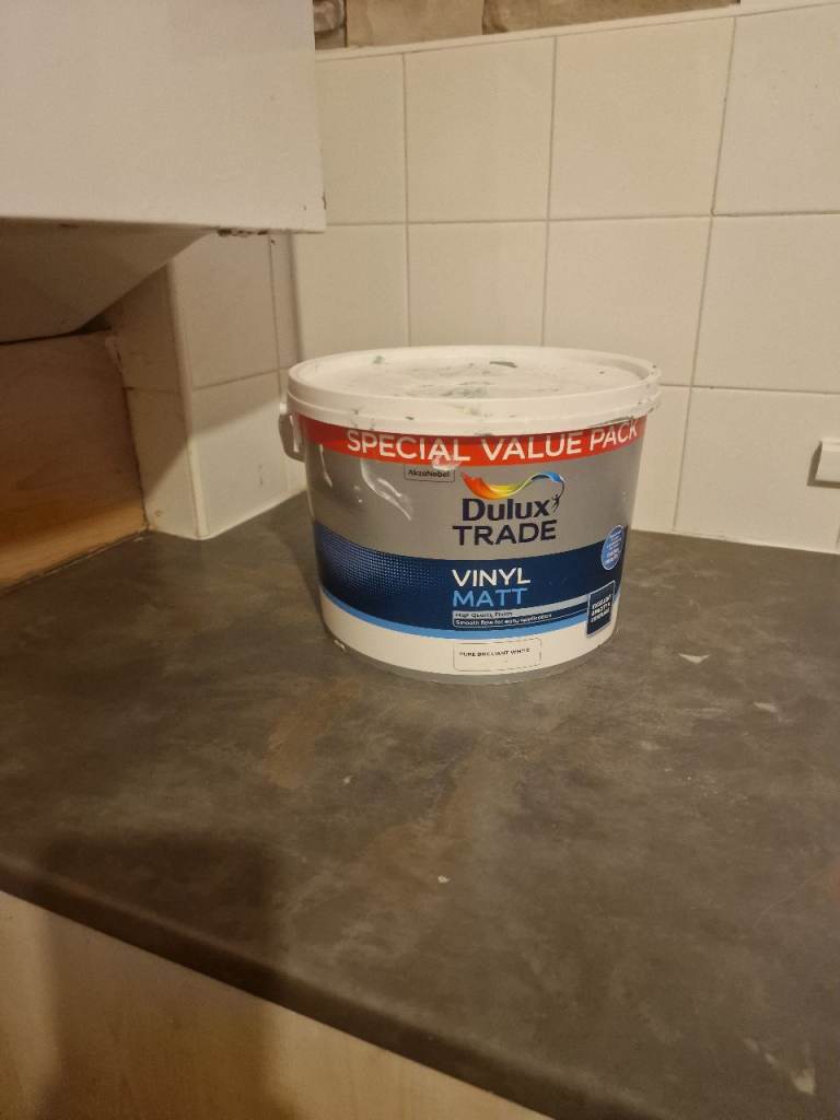 Dulux trade vinyl matt -*PURE BRILLIANT WHITE*