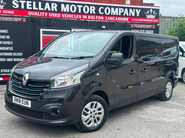 2018 Renault Trafic 1.6 dCi ENERGY 29 Sport Nav LWB Standard Roof Euro 6 (s/s) 5dr PANEL VAN Dies...