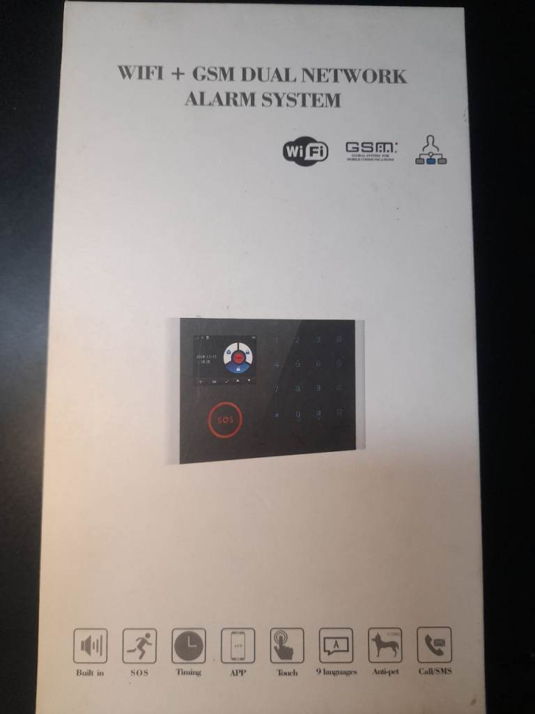 New WiFi and GSM Dual Network Alarm System