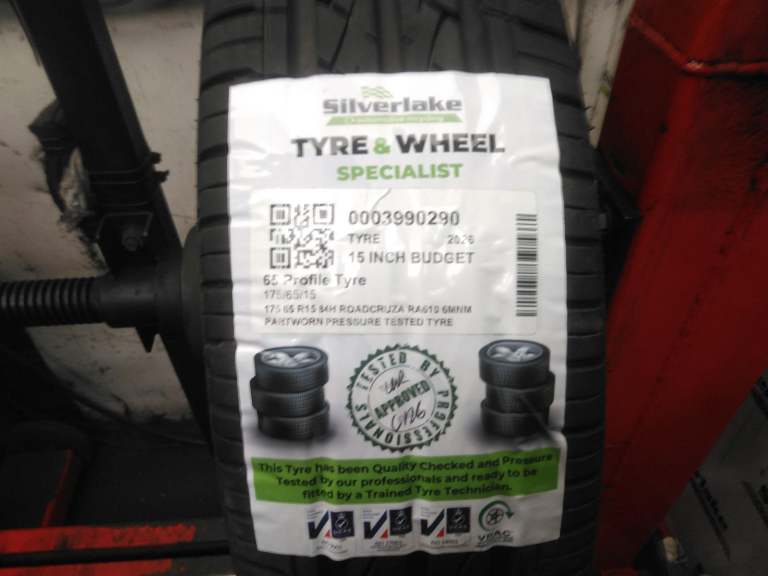 175 65 R15 84h Roadcruza Ra610 6mnm Partworn Pressure Tested Tyre