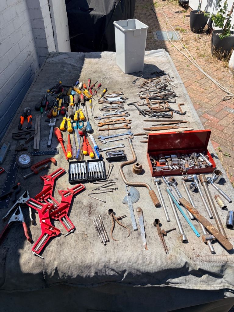 Big collection of hand tools