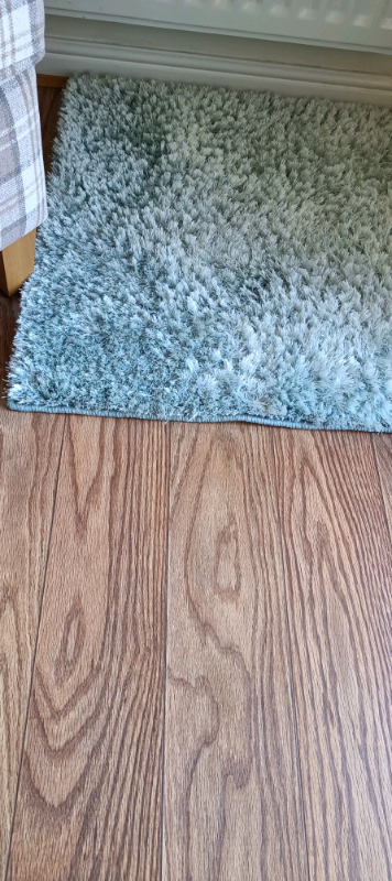 Dunelm duck egg rug 80x150cm