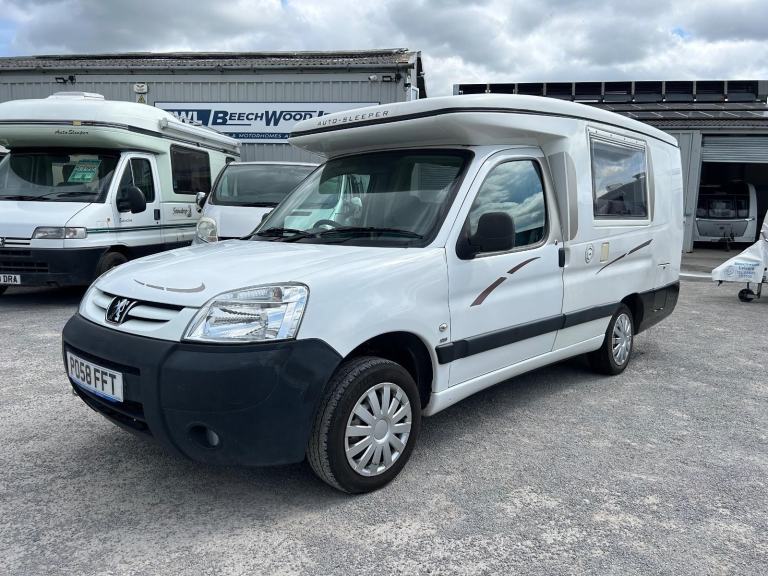 Auto-Sleepers Mezan Low Line Peugeot Partner Coachbuilt Motorhome 800... 2008/58