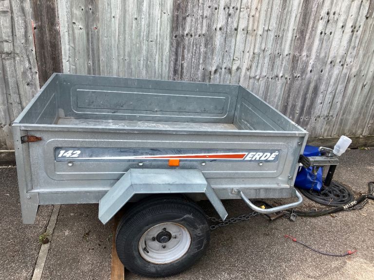 Erde 142 2004 lightweight unbraked tipping trailer 
