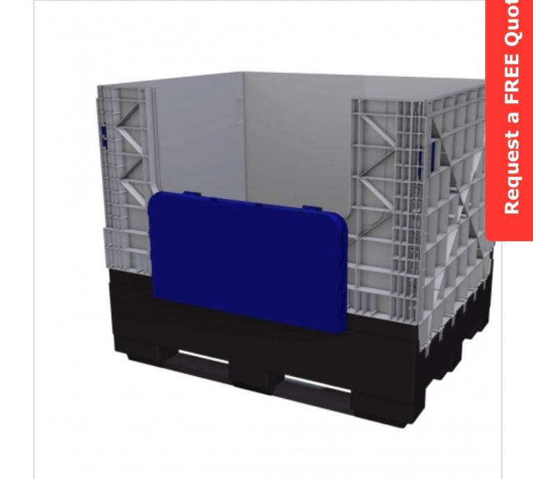 Euro pallet Folds Box horse hay box field 