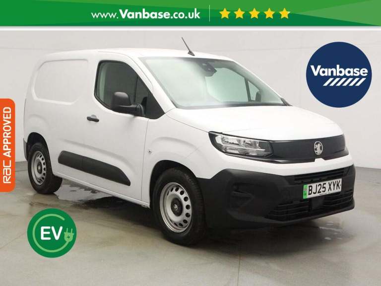 2025 Vauxhall Combo Electric 52kWh Prime Panel Van 5dr Electric Auto SWB (7.4kW Charger) (136 ps)...