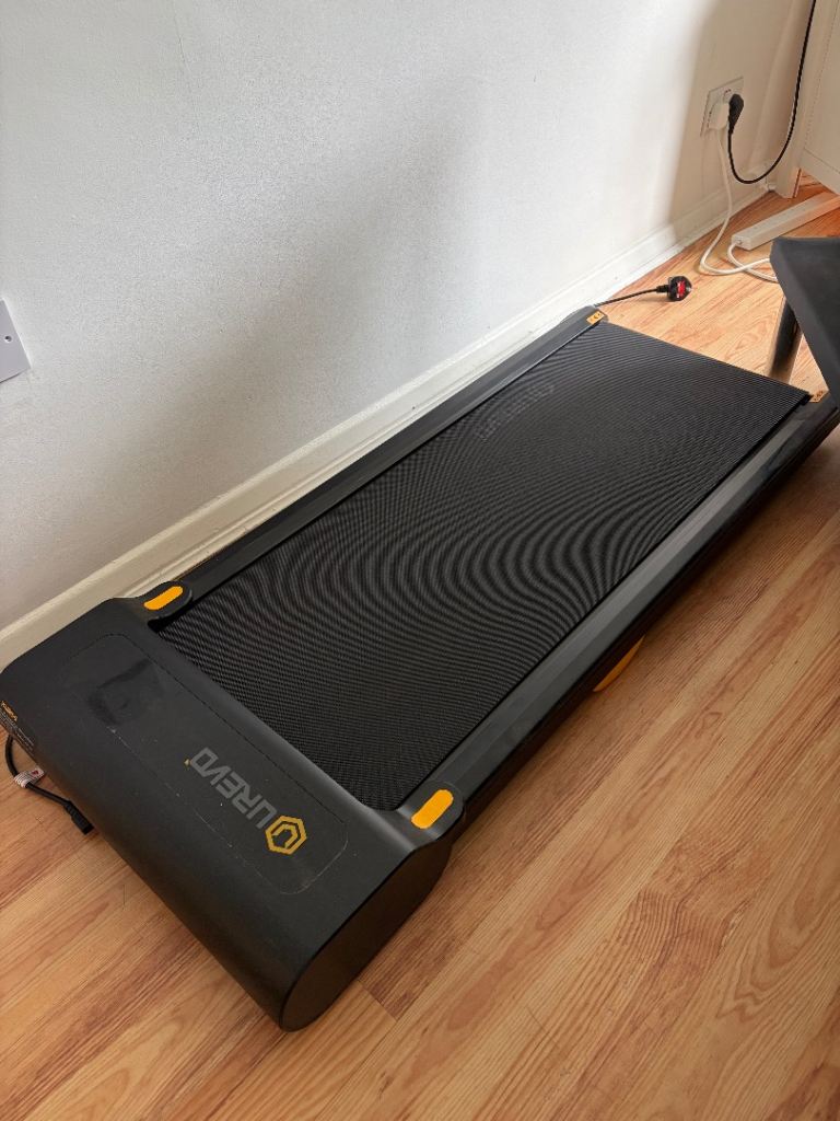 UREVO Under Desk Treadmill 1-6 km/h, Portable Walking Pad with built-in Wheels