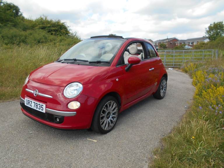 FIAT 500 POPULAR CONVERTIBLE STUNNING RED 2010 £35 ROAD TAX BARGAIN ONLY £2295 *LOOK* PX/DELIVERY