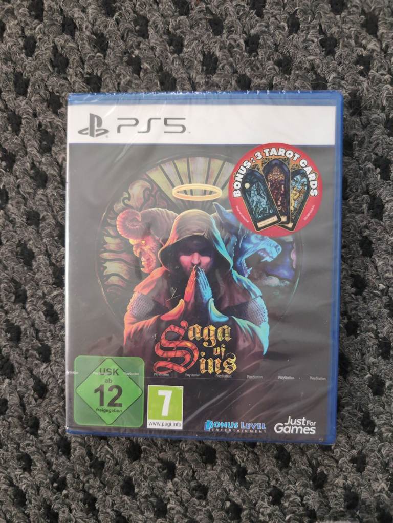 Saga of sins ps5 new sealed £12 or swop for a ps5 game I ant got