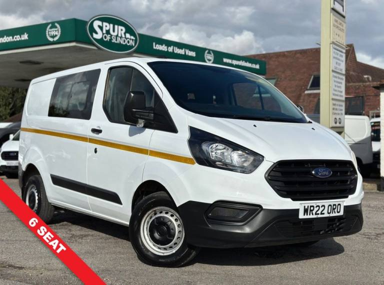 2022 Ford Transit Custom 2.0 300 EcoBlue Leader Crew Van Double Cab 5dr Diesel Manual L1 H1 Euro ...