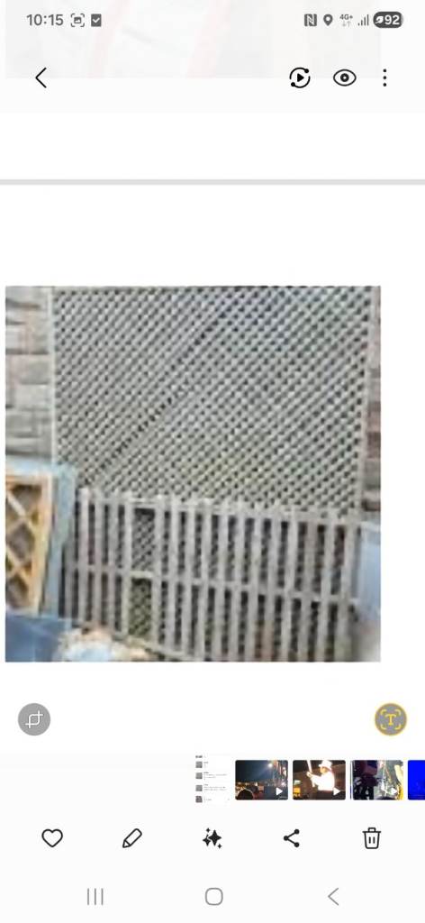 Trellis 4 panels 1.8 x 1.8 belper free
