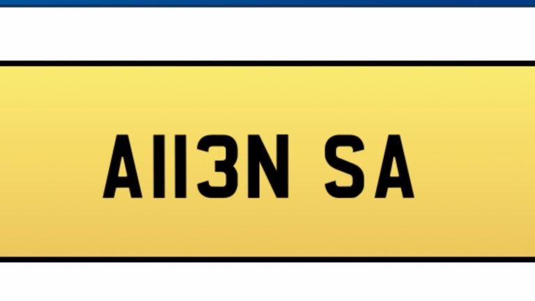 Private plate A113N SA
