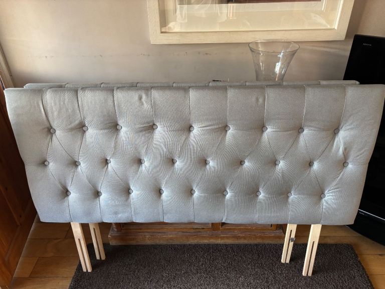 Grey King Size Headboard 