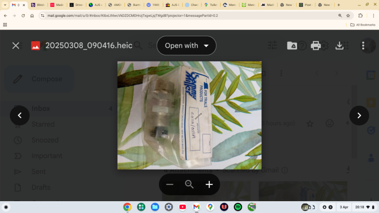 Montesa/Ossa flywheel puller (Sammy Miller)