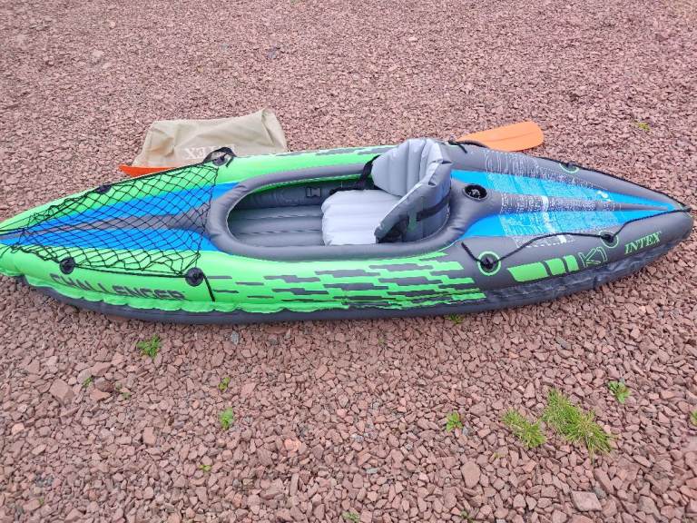 Intex Challenger Kayak, Man Inflatable Canoe