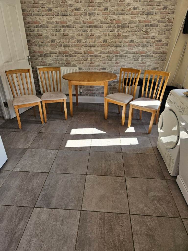 Kitchen table and four chairs