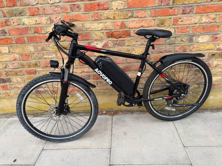 AOVOPRO Electric Mountain Bike c - Black, As Good As New