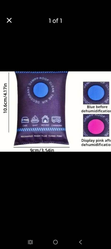 Reusable Dehumidifier Bag £3