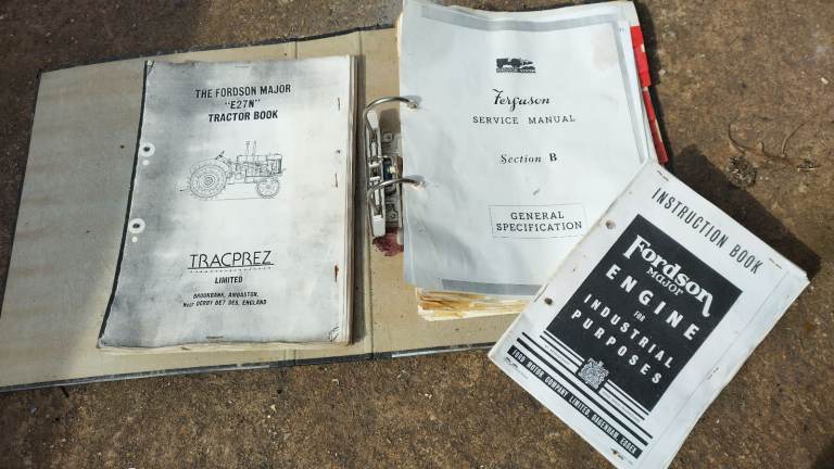 the furgeson system manual fordson major instruction book . free post te-a20 te-c20 