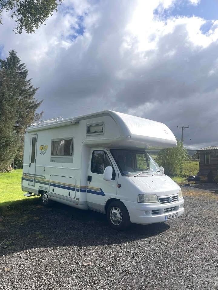 Fiat, DUCATO, Burstner A572-2, 5 berth Motorhome, MOT October 