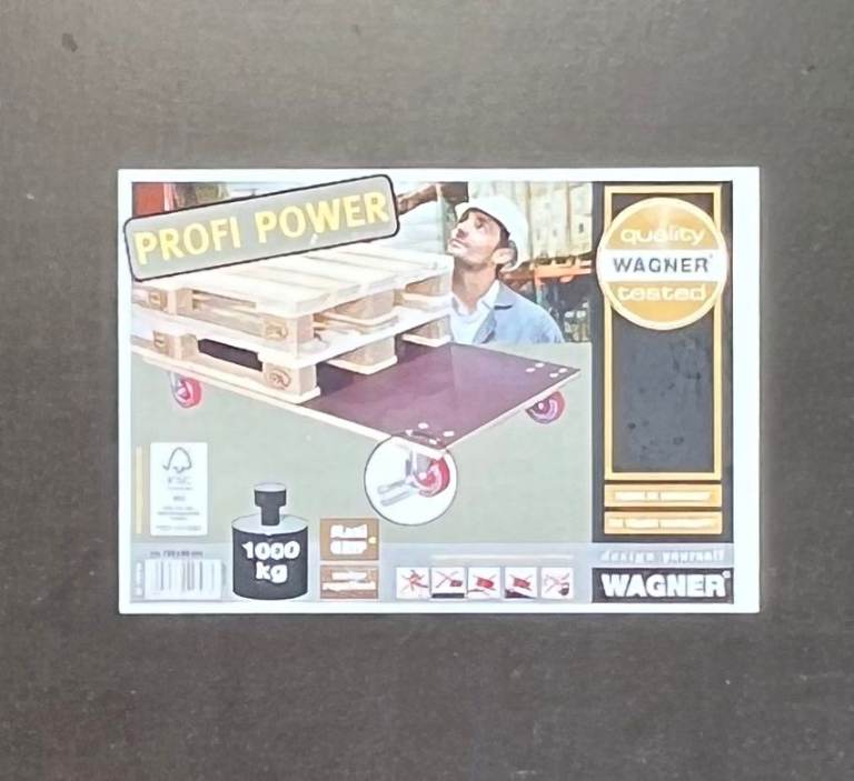 Profi Power flat moving base for heavy items.
