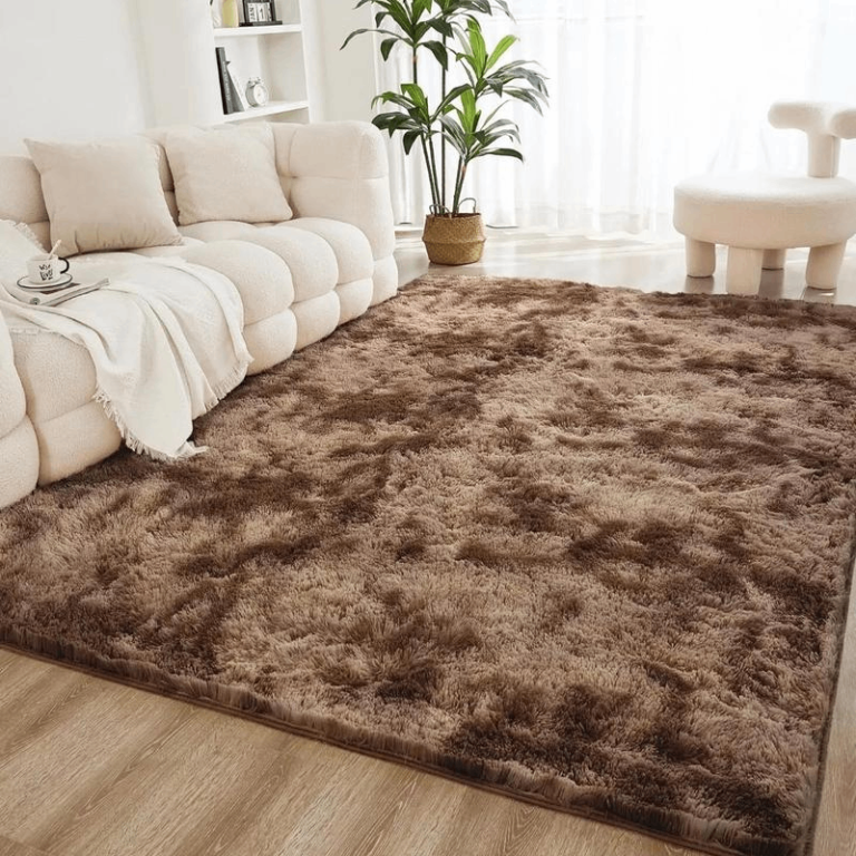 Fluffy Rugs Anti-Slip Large Shaggy Rug Super Soft Mat Living Room Bedroom Carpet 