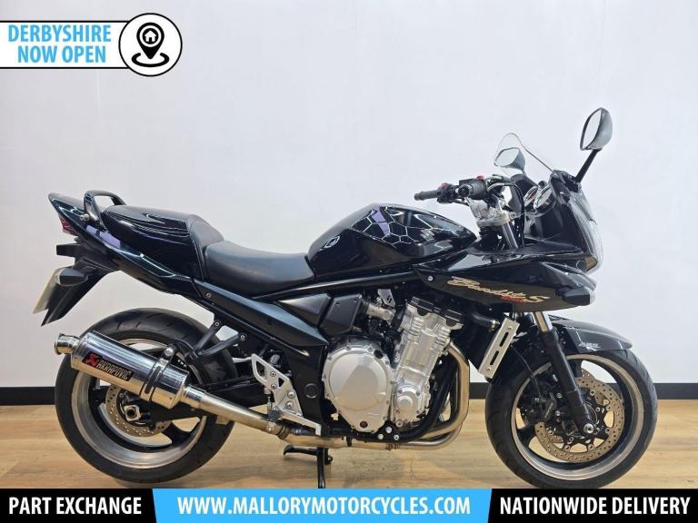 Suzuki Bandit 1250 Black 2008 ABS, Centre Stand, Rear Seat Cowl, Sports Exhaust