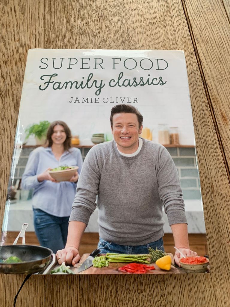 Jamie Oliver's 'Super Food Family Classics' Cookbook - Good Condition