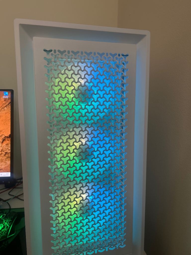AWD-IT 3D Glass Ryzen 5 5500 NVIDIA GeForce RTX 5060 8GB White Gaming ...