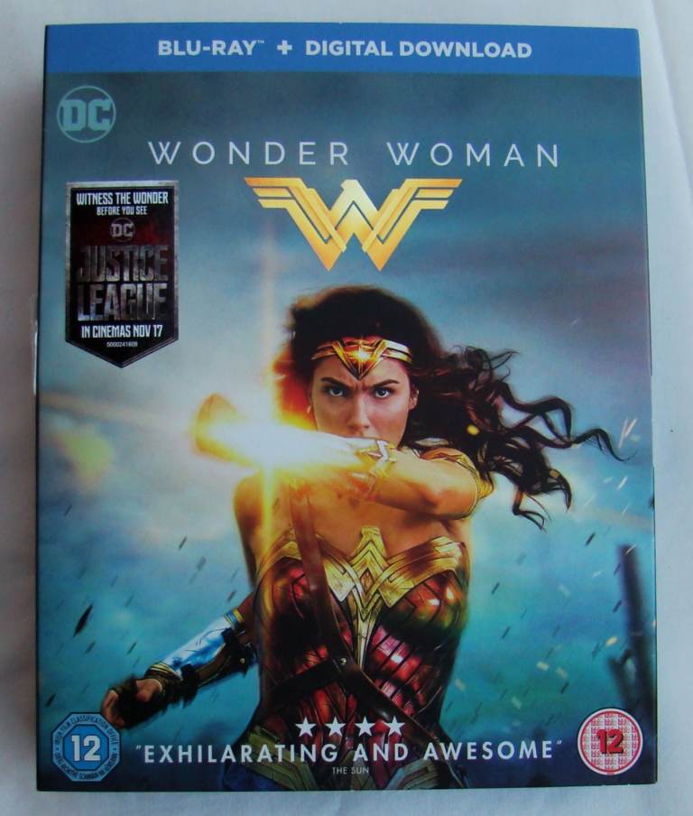 Wonder Woman Blu-Ray + Digital Download – Good Condition