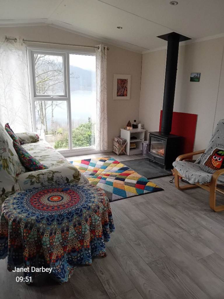 Fantastic residential caravan with stunning views of loch Long