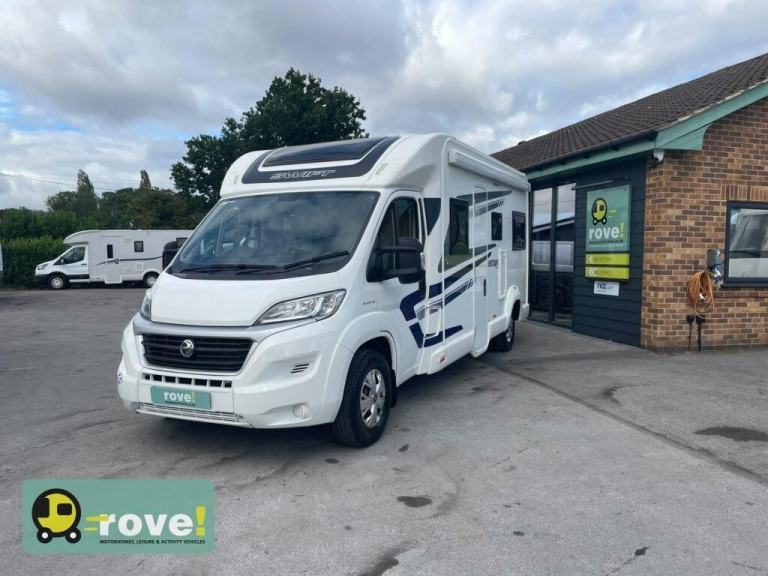Swift Escape 685 6 berth 5 belt rear lounge, drop down bed motorhome