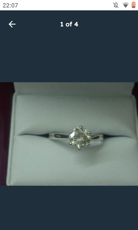 Moissanite Ring