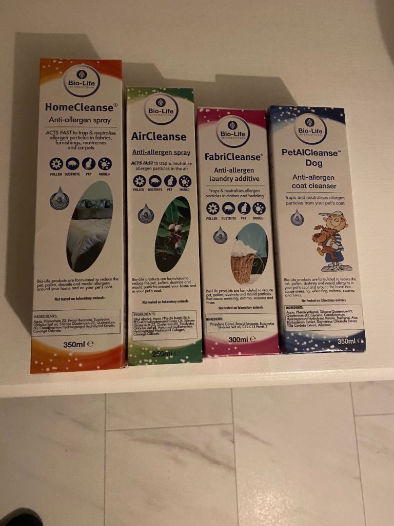 Pet Houshold Allergenn Sprays