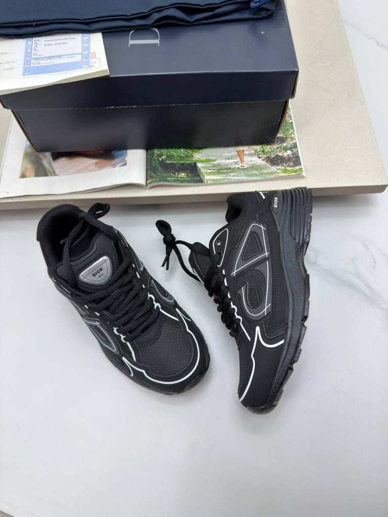 Dior B22 Trainers - Black, Brand New with Box