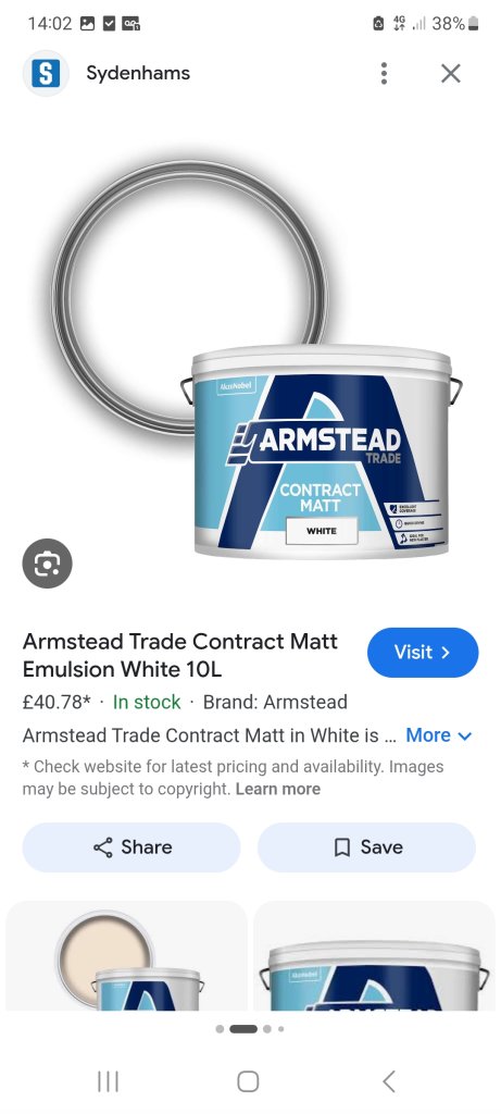 Armstead contract matt emulsion 