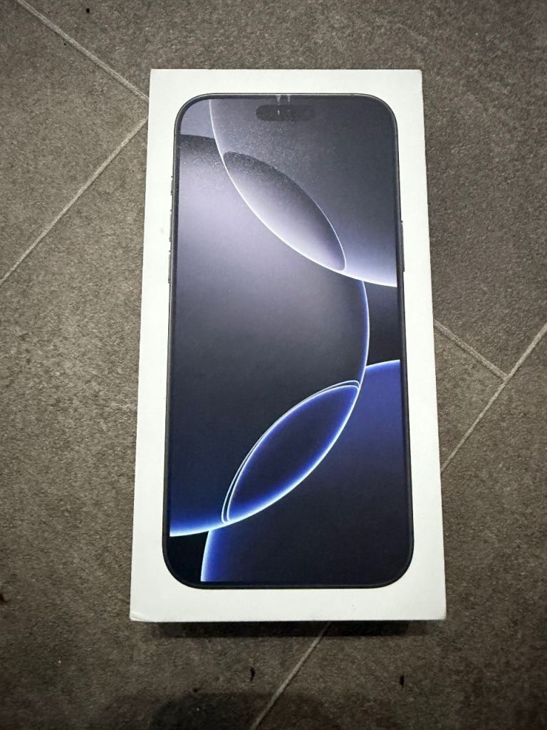   APPLE IPHONE 16 PRO MAX / 512GB / BLACK TITANIUM / FULLY BOXED
