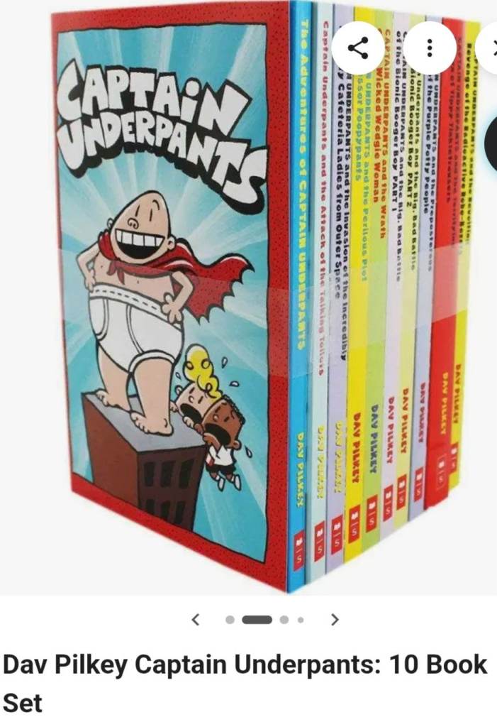 Dav Pilkey Captain Underpants 10 Book Set – Good Condition