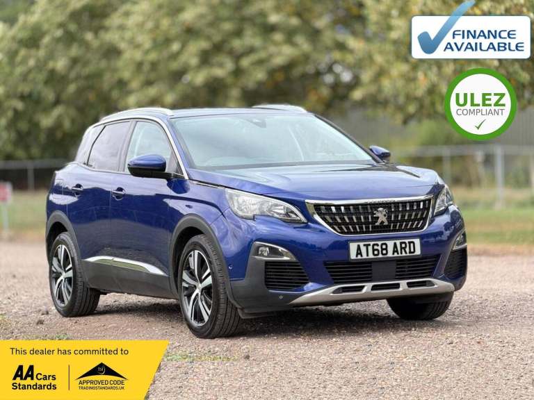 2018 Peugeot 3008 1.6 PureTech Allure EAT Euro 6 (s/s) 5dr HATCHBACK Petrol Automatic