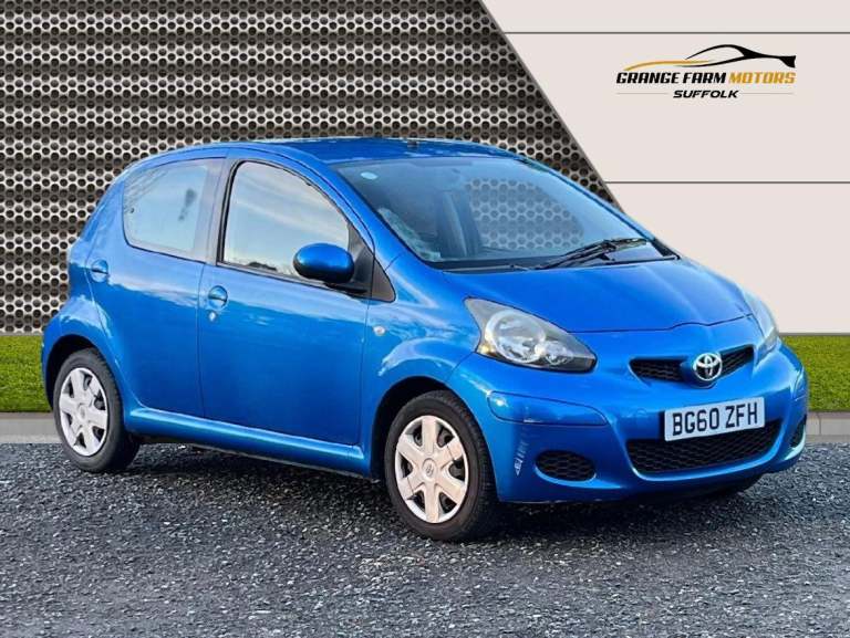 2010 Toyota AYGO 1.0 VVT-i Blue Hatchback 5dr Petrol Manual Euro 5 (67 ps) Hatchback Petrol Manual