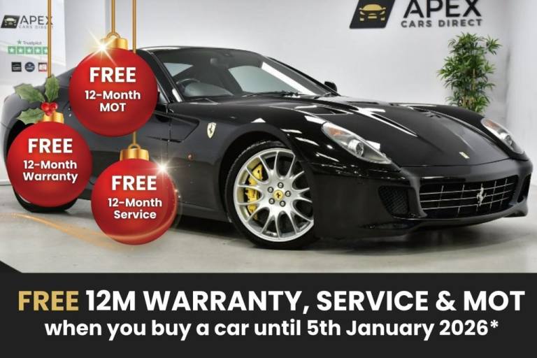 2006 Ferrari 599 6.0 V12 GTB Fiorano Coupe 2dr Petrol F1 Euro 4 (612 bhp) Coupe Petrol Automatic